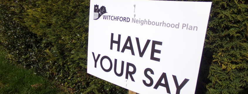 Have your say sign